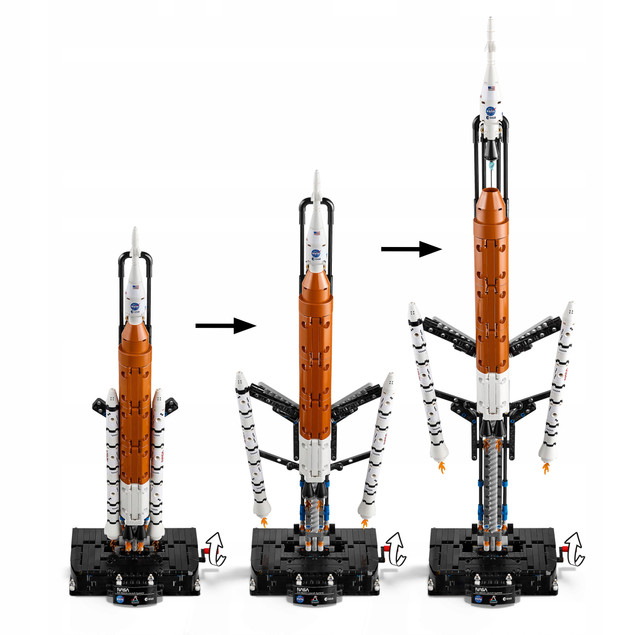 Klocki LEGO Technic Rakieta SLS NASA Artemis – Model Startowy Kosmiczny 632 el.