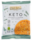 FRANK&OLI Ciastko keto kokos i orzechy nerkowca bez glutenu 50 g