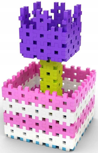 Meli Basic Pink - klocki konstrukcyjne 150 elementów (3+)