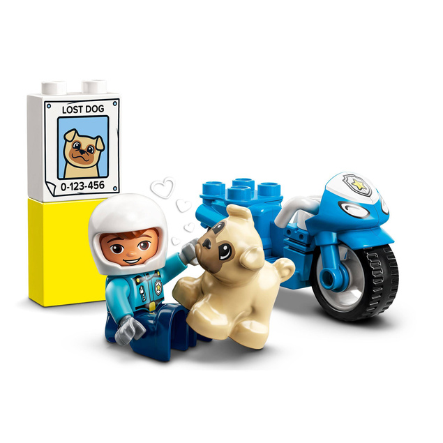 LEGO Duplo Motocykl Policyjny 5 el. 2+ 10967