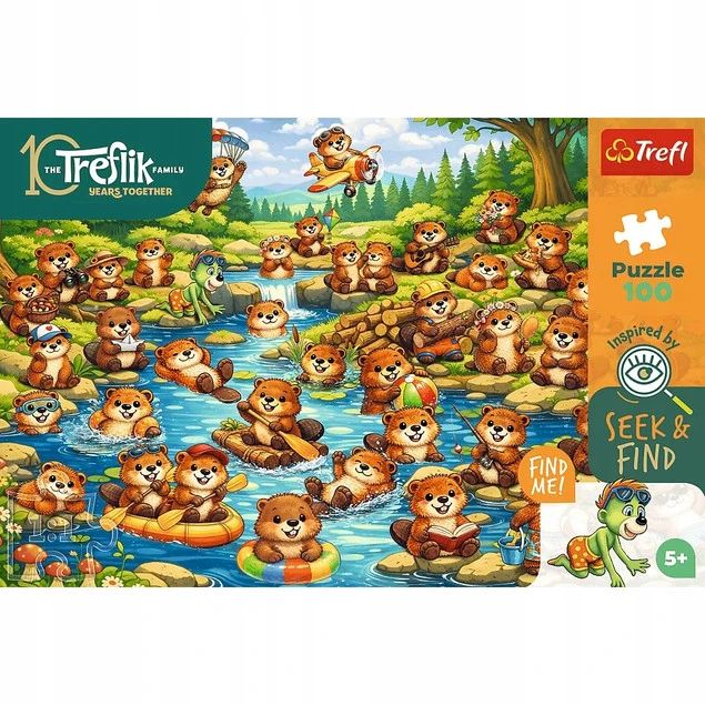Puzzle Trefl Rodzina Treflików 100 elementów