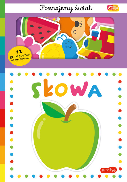 Poznajemy świat Słowa – książeczka z puzzle dla niemowląt 0+
