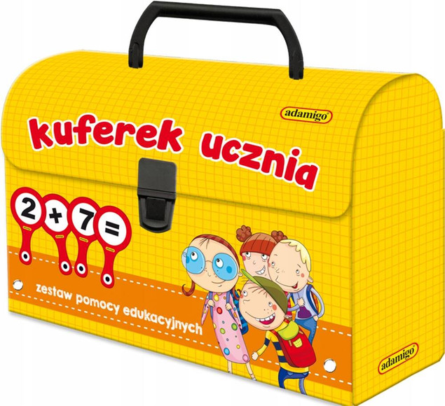 Kuferek ucznia – zestaw edukacyjny Adamigo