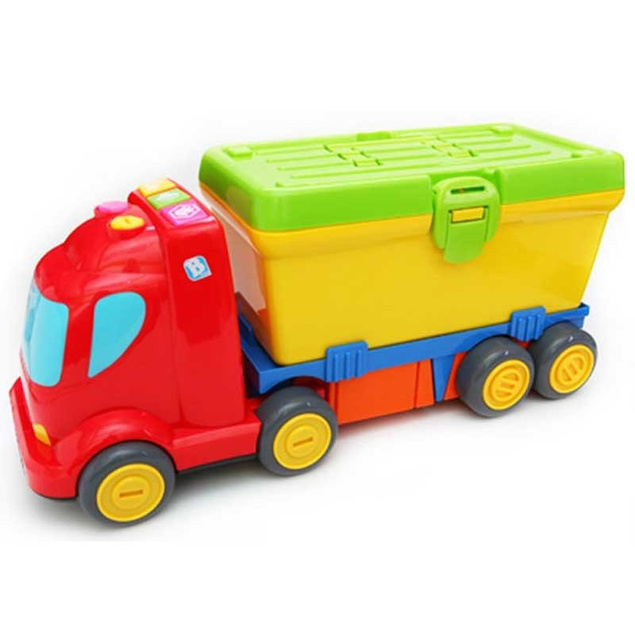 B-kids Grająca ciężarówka z warsztatem
