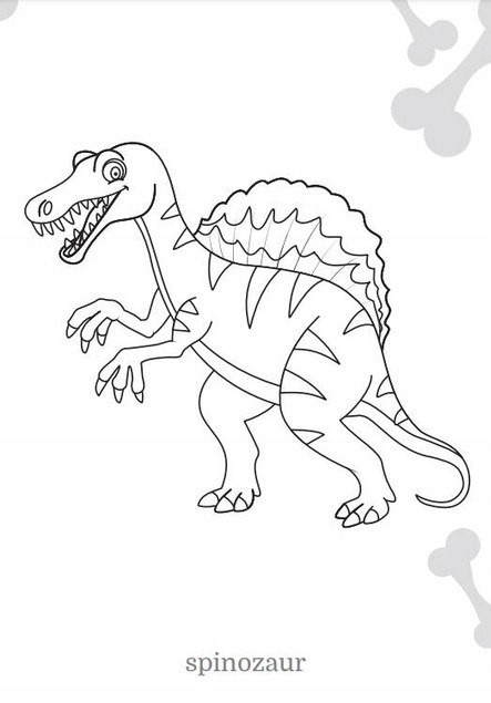 Maluszkowe malowanie. Dinozaury