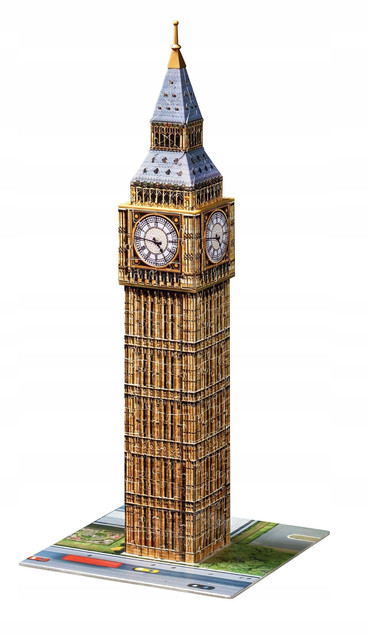 Puzzle 3D Ravensburger Big Ben 216 el. Budowla Model Wieża Zegarowa