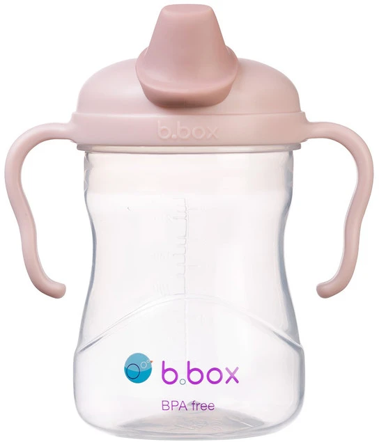 Kubek z miękkim ustnikiem 240 ml B.box - różowy od 4m+_4