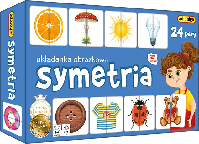 Układanka obrazkowa edukacyjna 3+ Adamigo