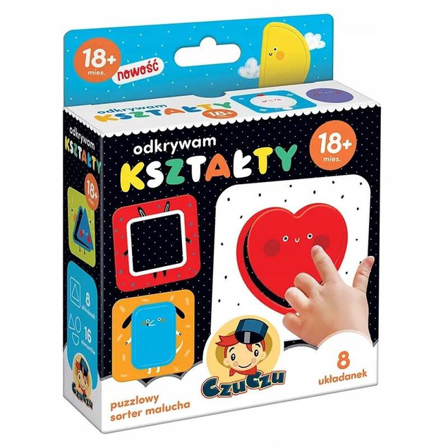 Puzzle Odkrywam Kształty 18m+ - CzuCzu