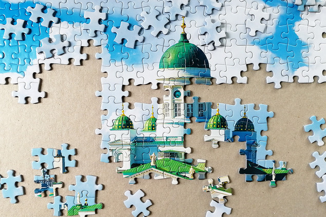 Puzzle Tactic 1000 elementów: Widok na Helsinki
