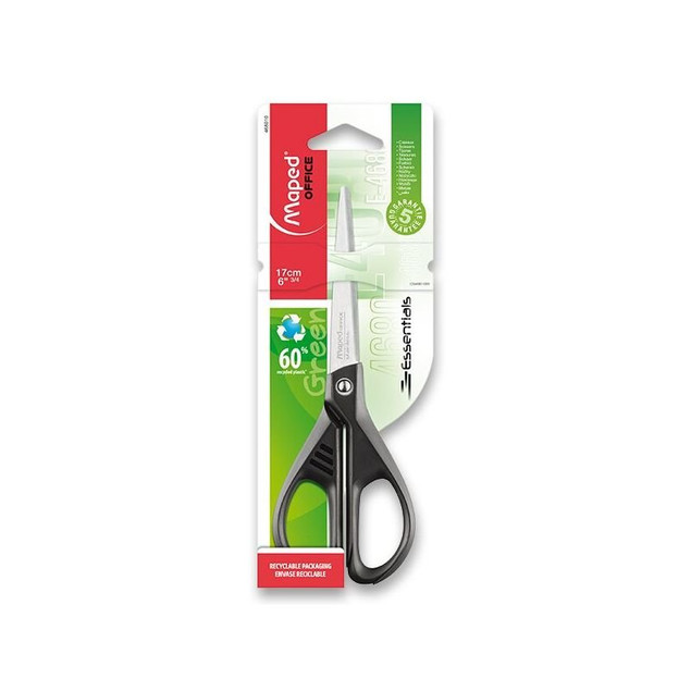 Nożyczki biurowe ekologiczne 17 cm Maped Essentials Green