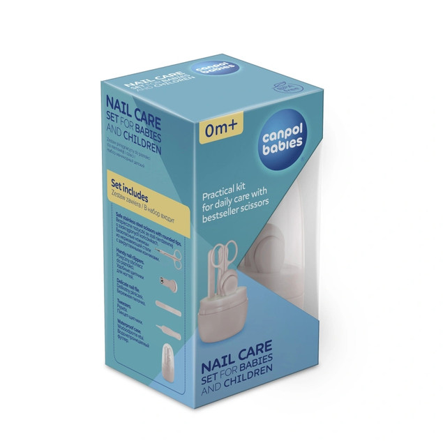 CANPOL Zestaw Pielęgnacyjny Do PAZNOKCI DLA NIEMOWLĄT i Dzieci 0M+ 9/814