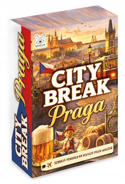 Gra planszowa City Break. Mini przewodnik. Praga Adar