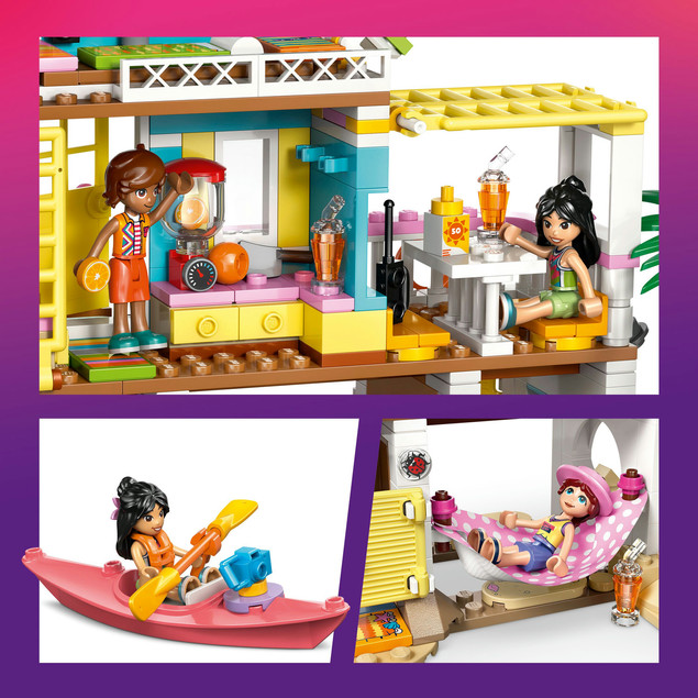 LEGO Friends 42699 Domek na plaży z fokami – 400 elementów, 7+