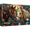 Trefl Puzzle 400 el. Flamingo by Trefl, Kwiecisty galop