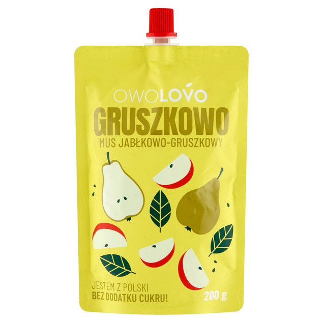 Mus jabłkowo-gruszkowy OwoLovo 200g