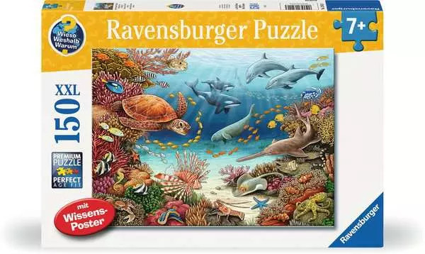 RAVENSBURGER Puzzle Życie Podwodne XXL 150 elementów
