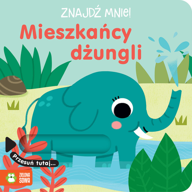 Znajdź mnie! Mieszkańcy dżungli – Interaktywna książka sensoryczna dla dzieci