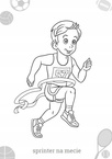 Kolorowanka Maluszkowe Malowanie SPORTOWCY 2+ Skrzat
