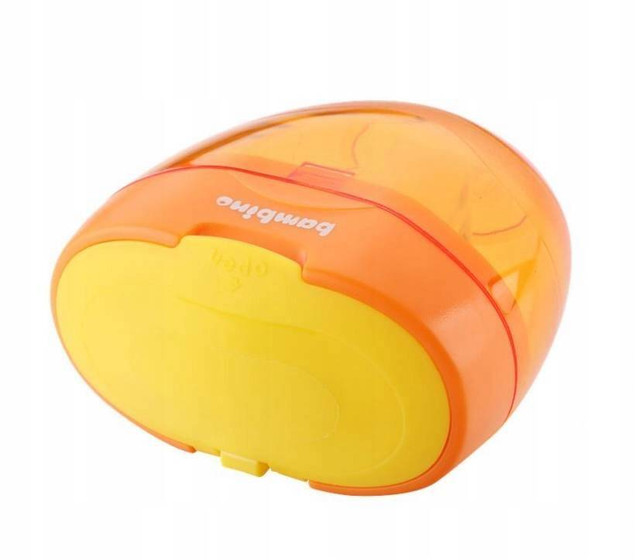 Temperówka Potrójna Plastikowa Z Pojemnikiem Bambino 03042