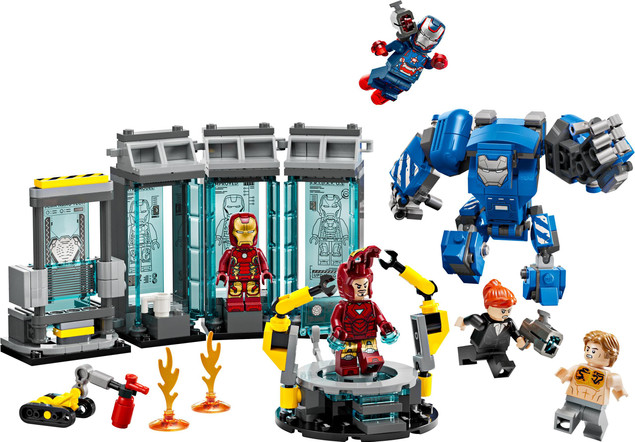 LEGO Marvel 76315 Laboratorium Iron Mana: Zbrojownia
