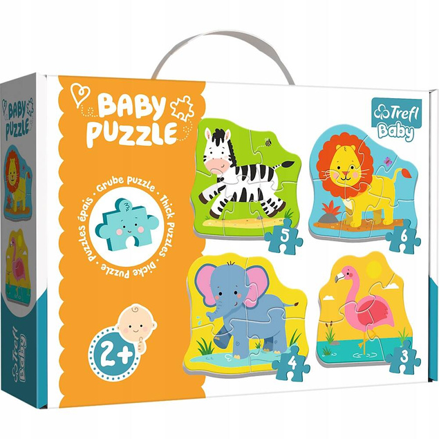 Puzzle BABY CLASSIC Zwierzątka Safari TREFL 36073