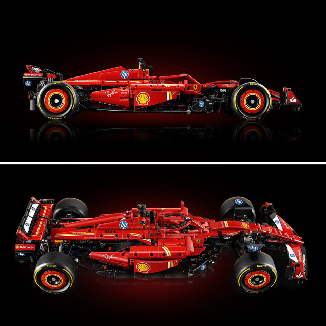 LEGO Technic 42207 Bolid F1 Ferrari SF-24 – Model Samochodu Wyścigowego dla Dorosłych