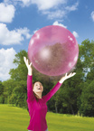 Wubble Super Bańkopiłka + POMPKA | Ogromna Piłka Wubble Różowa
