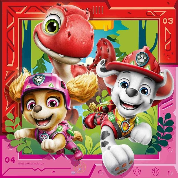 Ravensburger Labková patrola: Puzzle 3x49 elementov