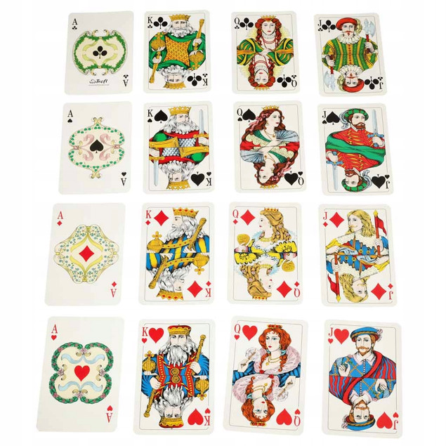 Karty Standardowe 24 Listyki Classic Trefl