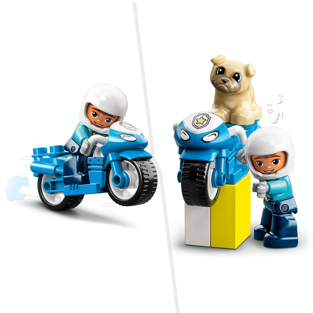 LEGO Duplo Motocykl Policyjny 5 el. 2+ 10967