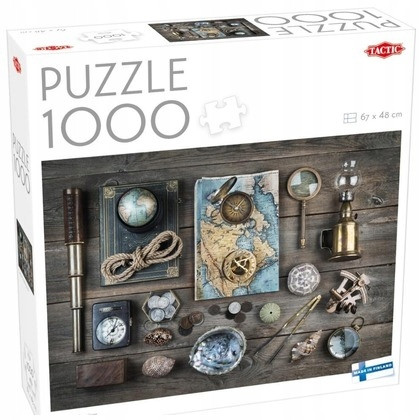 Tactic Puzzle 1000 "Captain's belongings" - Ekwipunek Kapitana