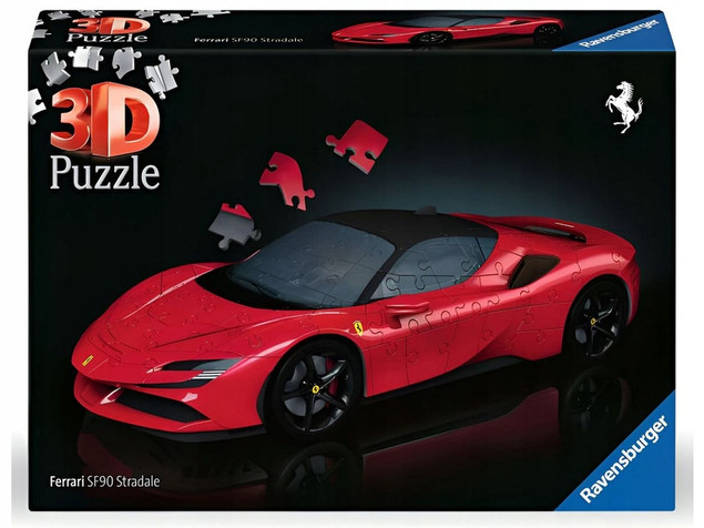 Puzzle przestrzenne 3D Ravensburger Ferrari SF90 161 elementów 8+