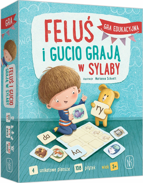 Feluś i Gucio grają w sylaby Nasza Księgarnia
