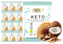 FRANK&OLI Ciastko Miękkie Keto KOKOS ORZECH NERKOWCA Bez Cukru 50g x12