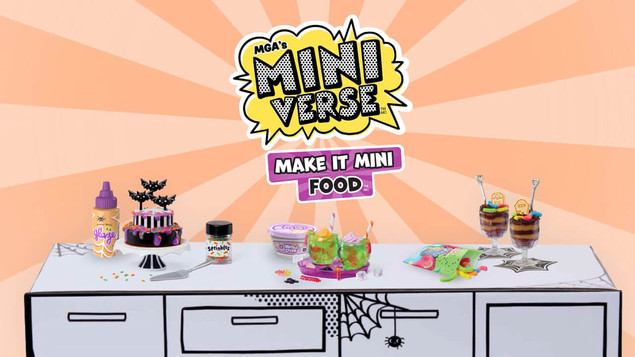 MGA'S MINIVERSE Halloween Party KULA Tort Urodziny serie 2 Birthday