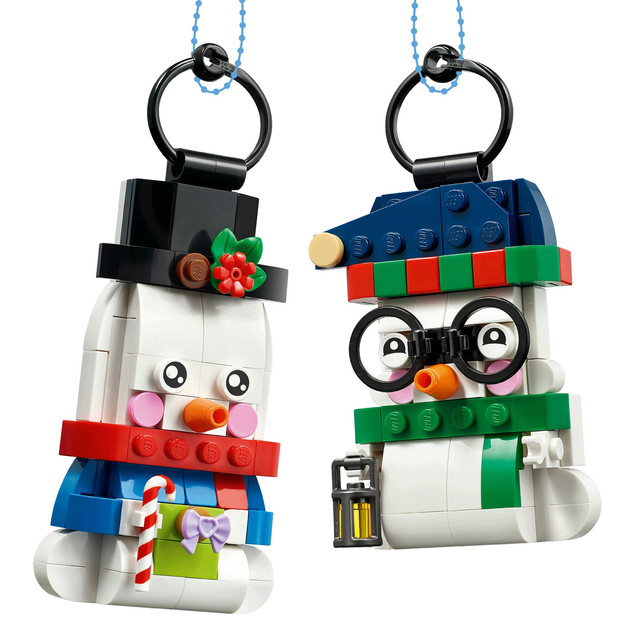 LEGO 40812 Dekoracyjne Bałwanki – Świąteczne Ozdoby Choinkowe