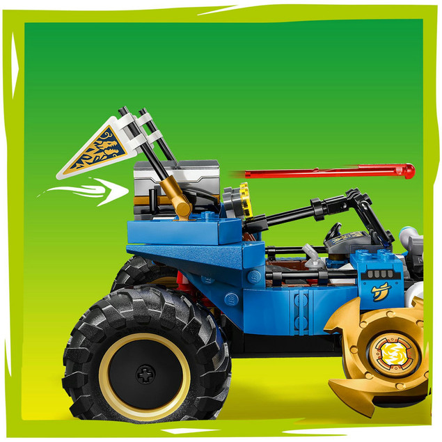 Klocki LEGO Ninjago 71856 Jay Transformujący się Samochód Mech Smoka 387 el.
