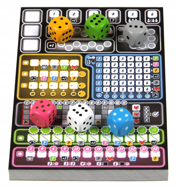 Gra Planszowa Pełna Taca Clever 4 Ever Schmidt Spiele Roll & Write PL