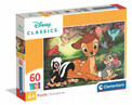 Clementoni Puzzle Disney BAMBI! 60 Super Color dla Dzieci 4+