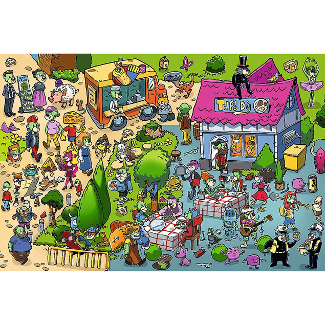 Puzzle 160 Trefliki celebrują TREFL