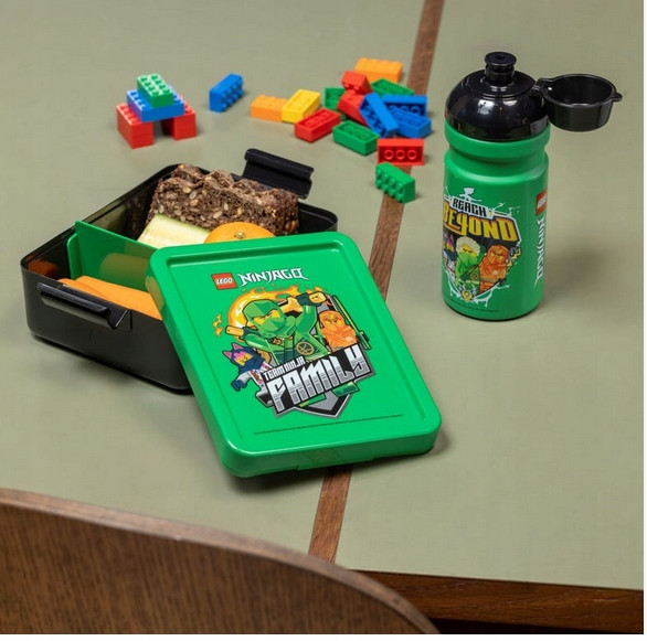 Bidon LEGO Ninjago 390 ml dla Dzieci | Butelka na Wodę Sora Arin Lloyd