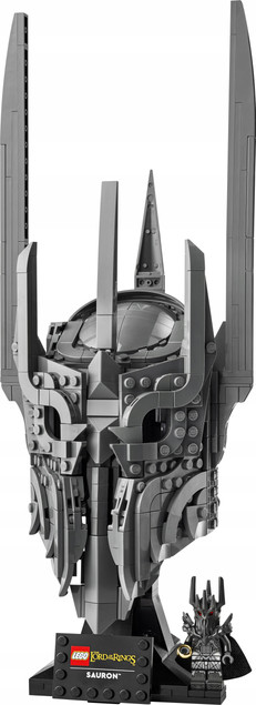 LEGO Icons 11373 Władca Pierścieni: Hełm Saurona – Kolekcjonerski Model Z Minifigurką