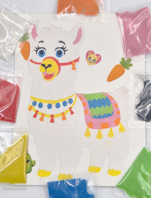 sand painting alpaca – Alexander