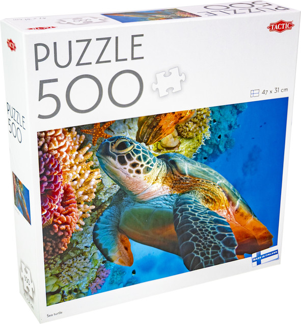Puzzle Tactic 500 Sea Turtle - Układanka z Żółwiem Morskim
