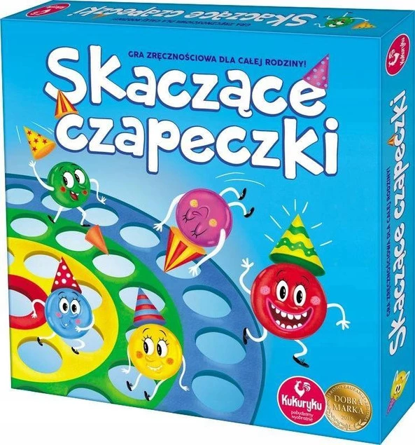 GRA PLANSZOWA SKACZĄCE CZAPECZKI