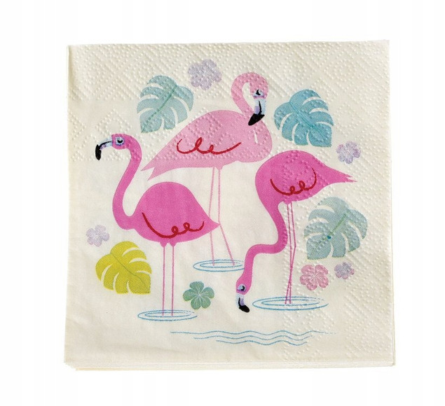 Rex London Serwetki koktajlowe 20 szt Flamingo