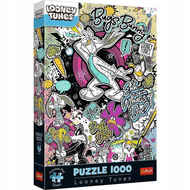 Puzzle Trefl 1000 elementów Looney Tunes Zwariowane melodie