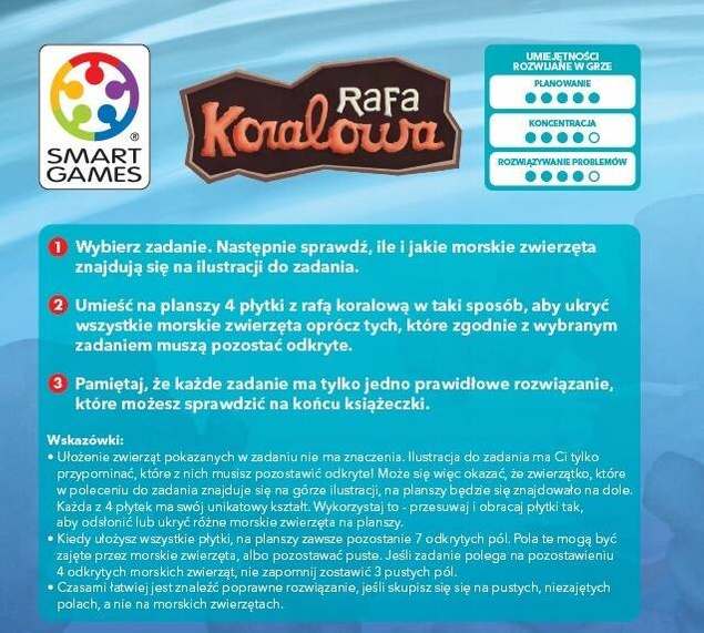 Magnetyczna Gra Logiczna Rafa Koralowa Wyobraźnia 4+ IUVI Smart Games