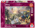 Puzzle 1000 Schmidt Premium Quality Thomas Kinkade Disney: Piękna i Bestia Miłość
